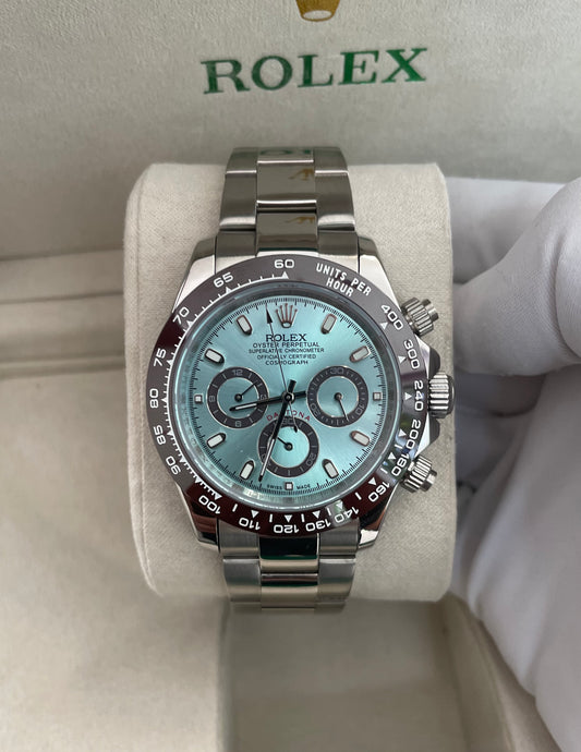 Rolex Daytona platino (Ice Blue)