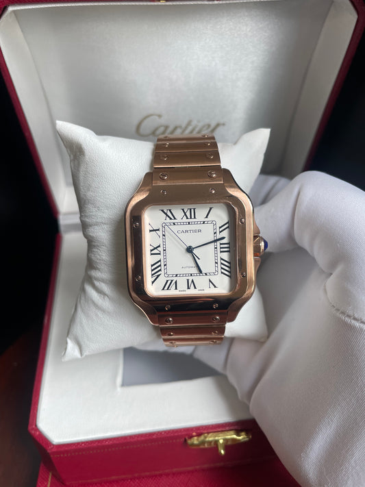 Cartier Santos (oro rosa)