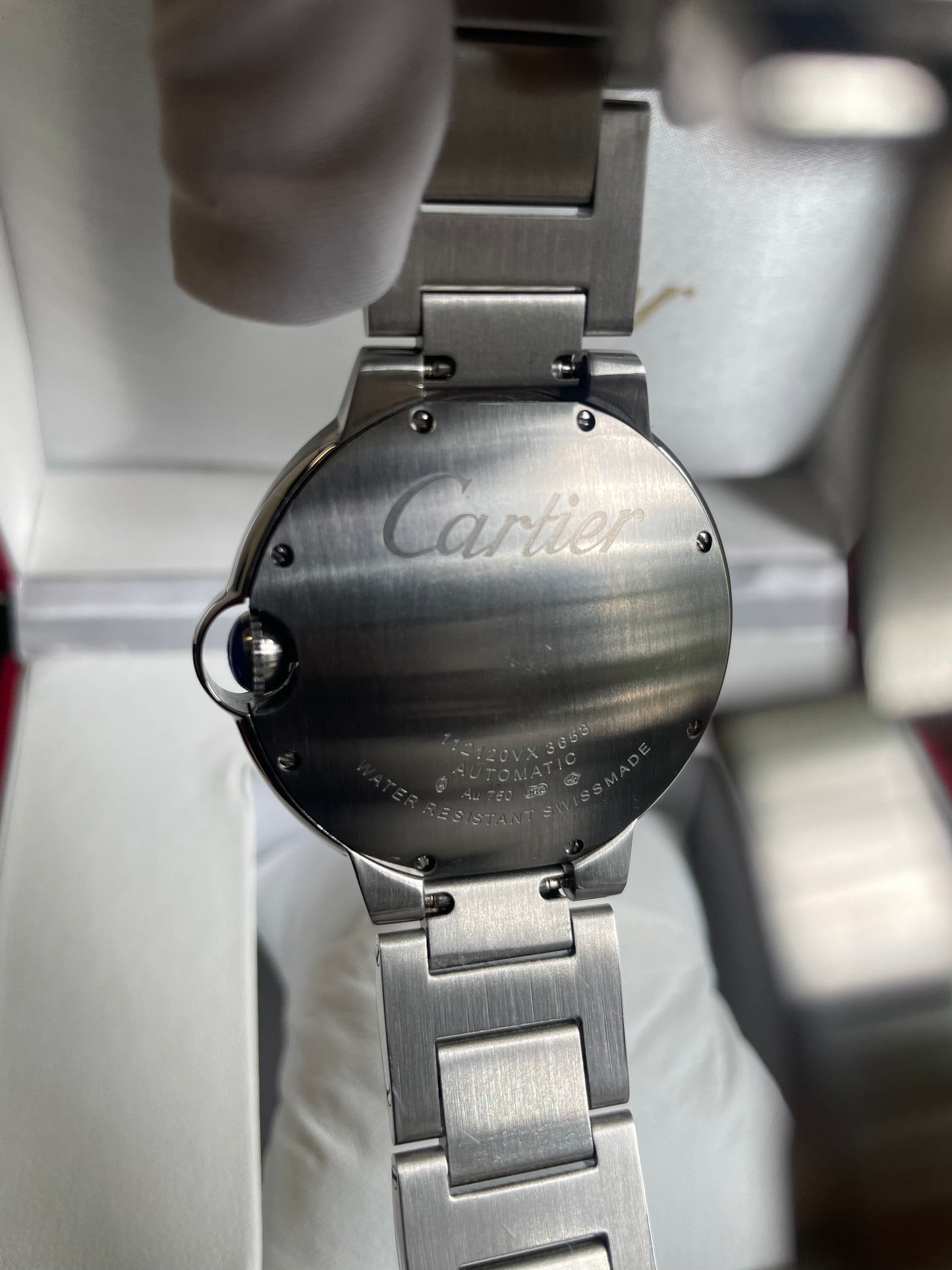 Cartier Ballon Bleu (esfera blanca)