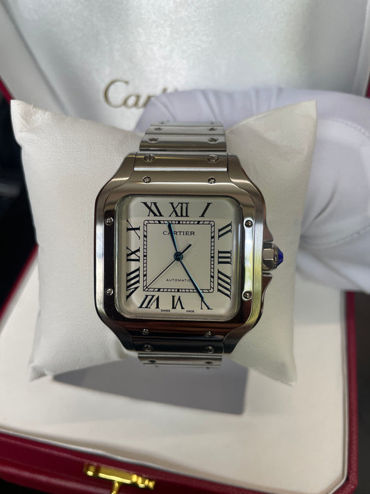 Cartier Santos (esfera blanca)